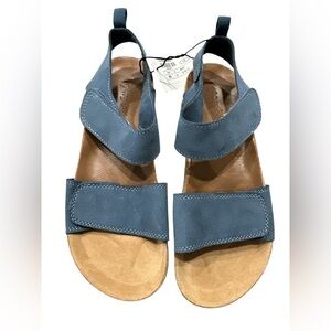 NWOT Marsèll blue strappy Velcro cork sandal Size 36 (5W)